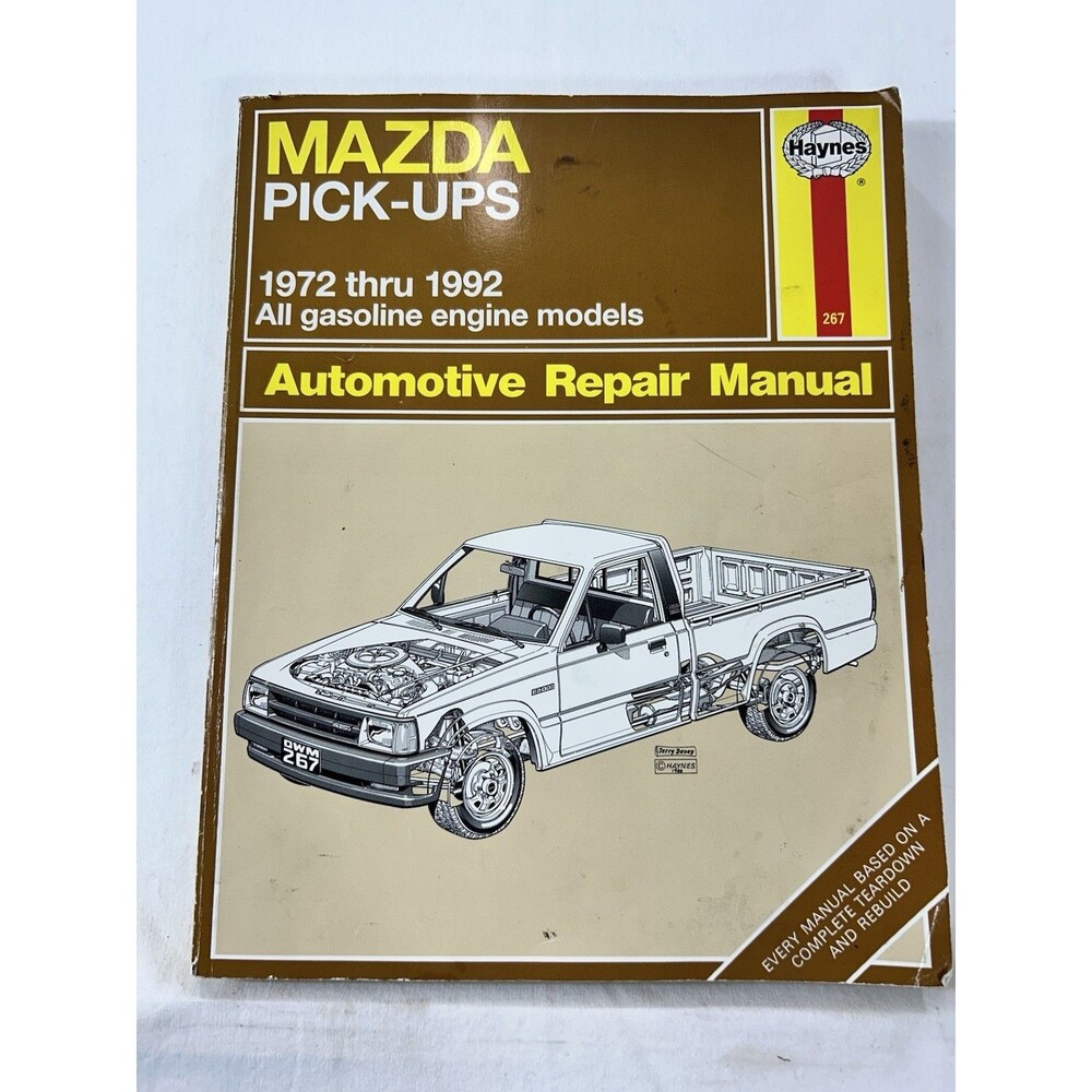 1972-1992 Mazda Pickup Haynes Repair Manual Gasoline Engine Models